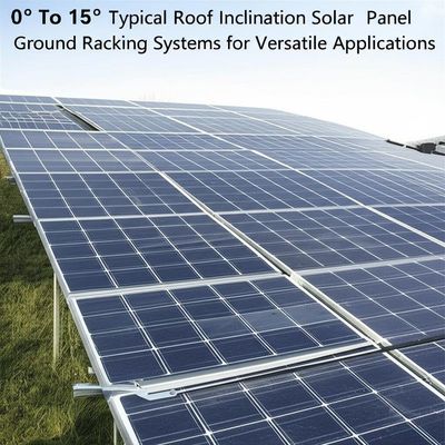 Dobra cena. 0° To 15° Typical Roof Inclination Solar Panel Ground Racking Systems for Versatile Applications w Internecie