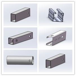 Dobra cena. Hot Dip Galvanized Steel Profile Cold Bend Solar Mount Brace Support Framing w Internecie