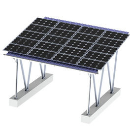 Dobra cena. Ground Residential Solar Carport Kit Steel Brackets Concrete Block Foundation w Internecie