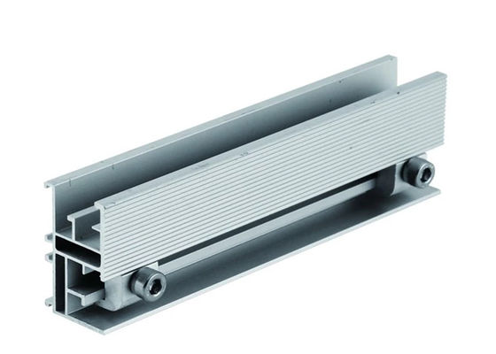 Dobra cena. Adjustable Extruded Aluminum Rail , Solar Panel Mounting System Aluminium Profile Rail w Internecie