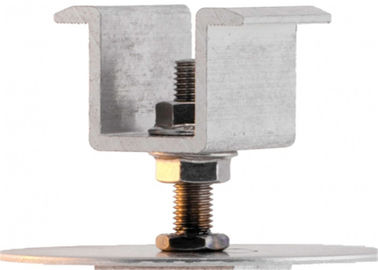 Dobra cena. Adjustable Frameless Solar Panel Earthing Clamps , Commercial Solar Mounting Clamps w Internecie