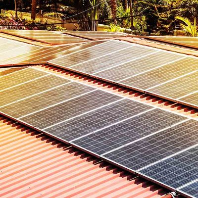 HDG Solar Panel Roof Mounting Systems Customized Color Stainless Steel 304 Home Building