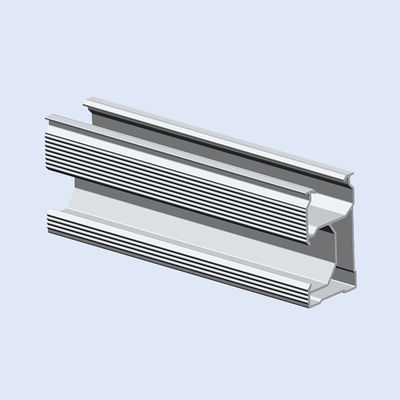 Dobra cena. Extruded Aluminum Slotted Rail For Photovoltaic Module Mounting Systems OEM w Internecie
