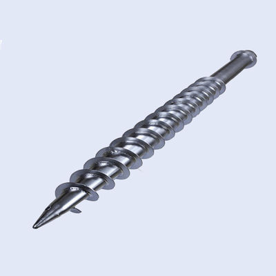 Dobra cena. Silver Ground Screw Piles Q235 Galvanized Steel 76MM Helical Earth Anchor w Internecie