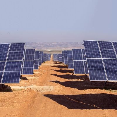 Dobra cena. Natural Photovoltaic System Hot Dip Galvanized Thickness 0.5mm -15mm Solar Panel Ground Mounting Brackets w Internecie