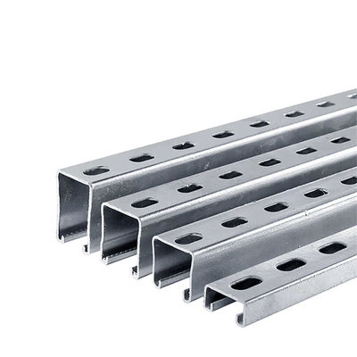 Dobra cena. Custom-made Cold Bending Galvanized C Section , Solar Energy Systems Steel Extrusion Profiles w Internecie