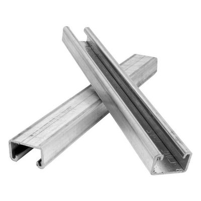 Dobra cena. Building or Construction HDG Perforated Galvanized U Channel, PV Mounting Structure Cold Formed Channel for Solar System w Internecie