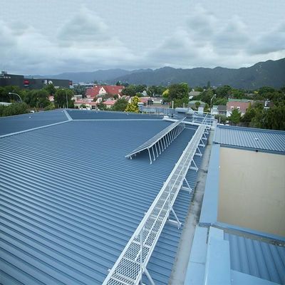Dobra cena. 0.5mm-15mm Pitched Corrugated Photovoltaic Structures Trapezoidal Standing Seam Solar Panel Roof Mounting Systems w Internecie