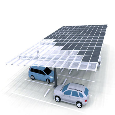Dobra cena. On/off Grid Anodized Aluminum 2.5 M Lowest height PV Residential solar Carport Structures w Internecie