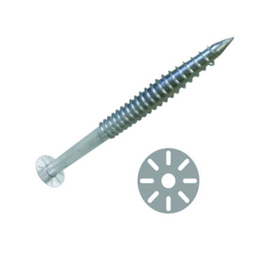 Dobra cena. Q235 Galvanized Steel 76mm Helical Earth Anchor Ground Screw Piles w Internecie