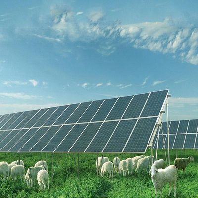 Dobra cena. Galvanized Base Metal Solar Panel Ground Mounting Systems Structure w Internecie