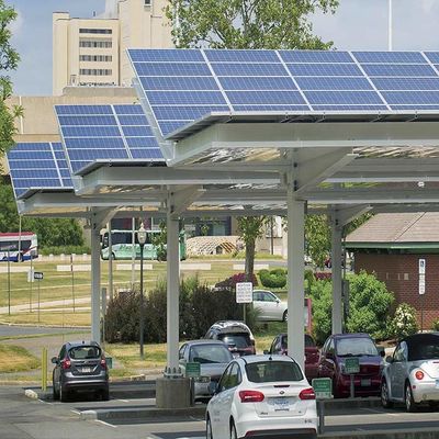 Dobra cena. AL 6005-T5 SUS 304 Solar Carport Structures For Open Filed Projects w Internecie
