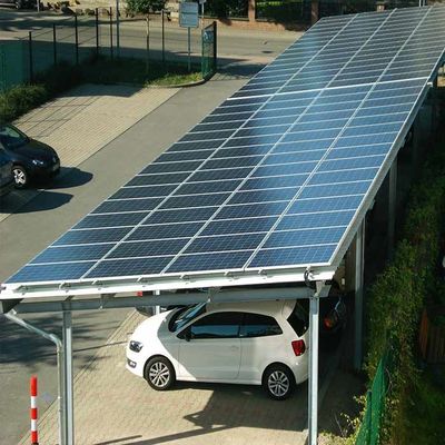 Dobra cena. 10deg HDG Steel Solar Panel Racking System For Parking Lot w Internecie