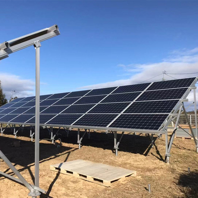 Dobra cena. Hot Dip Galvanized Q235B / Q345B steel photovoltaic mounting system solar ground mounting bracket w Internecie