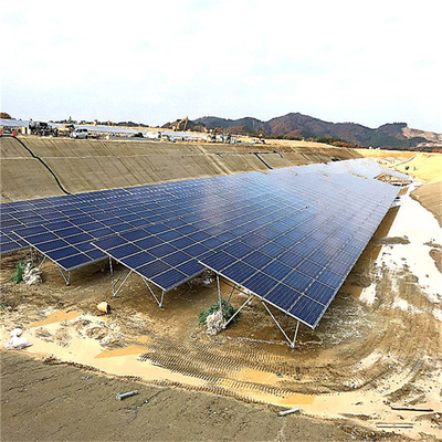 Dobra cena. OEM ODM simple construction ground terrace mounting system solar panel mounting bracket w Internecie
