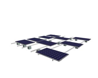 Dobra cena. Sloped Solar Panel Roof Mounting Systems Anti - Corrosion 130mph Wind Load Framed w Internecie