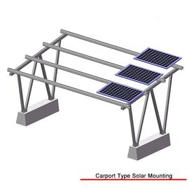 Dobra cena. Metal Galvanized Solar Power Parking Lot , Flexible 1-20kw Solar Panel Parking w Internecie