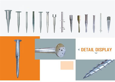 Dobra cena. Open Field Ground Screw Piles Pole Anchors Thickness 2.75mm 3mm 3.5mm Wind 60m/S w Internecie