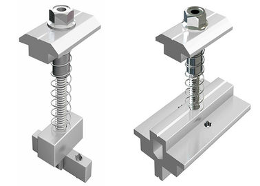 Dobra cena. Photovoltaic Mounting Solar Module Clamps , Aluminum PV Solar Panel Mid Clamps w Internecie