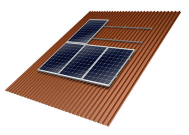 Dobra cena. Home Solar Panel Roof Mounting Systems 10-60° Tilt Angle Anodized Anti - Corrosive w Internecie