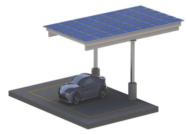 Dobra cena. Galvanized Residential Solar Carport Structures , On Off Grid Solar Power Parking Lot w Internecie