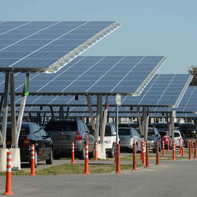 Dobra cena. Ground Mount Carport Solar Systems with Natural Color 10 15 20 30 Tilt Angle w Internecie