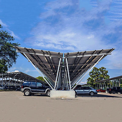 Dobra cena. Customized PV Carport Solar Systems Mounting Bracket Open Ground Anti - Corrosion w Internecie