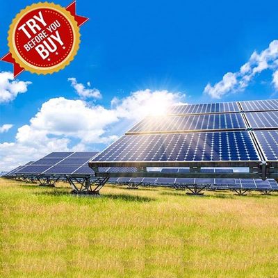 Dobra cena. Steel Pile Solar Panel Ground Mounting Systems Rapid Installation 20M Max Building Height w Internecie
