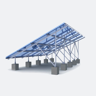 Dobra cena. Frameless Solar Panel Ground Mounting Systems Utility Scale 50 MW Fixed Tilt Anodized Aluminum w Internecie