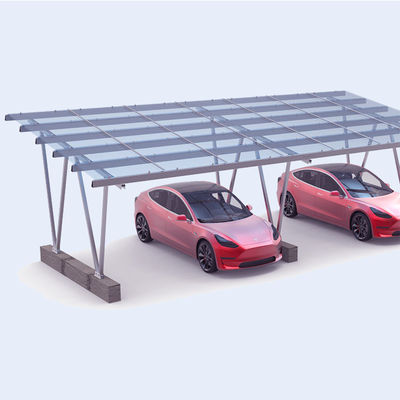 Dobra cena. Residential Carport Solar Systems Aluminum Alloy  PV Panel Support System 130mph Wind Load Custom Size Car Shed Parking w Internecie