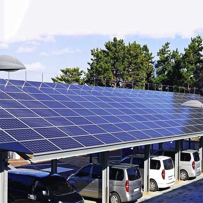 Dobra cena. Galvanized Anodized Solar PV Panel Car Parking Racks w Internecie