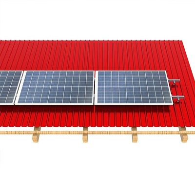 Dobra cena. 0° To 15° Typical Easy and quick Installation Rustproof Reusable Flat Solar Mounting Brackets For PV Plant Systems w Internecie