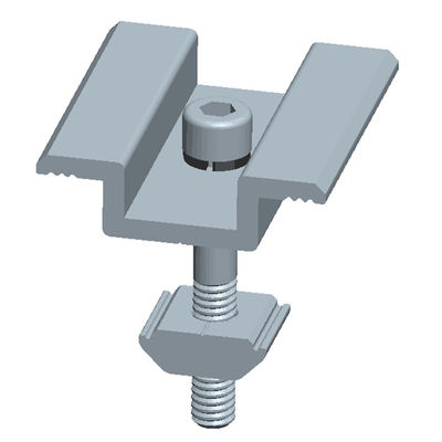 Dobra cena. Aluminum 6005-T5 & Sus 304 Anodized SurfaceThin Film Solar Panel Clamps For PV Mounting w Internecie