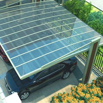 Dobra cena. Width 2.5~3m Thickness 15mm Single Multi Solar Photovoltaic Carport w Internecie