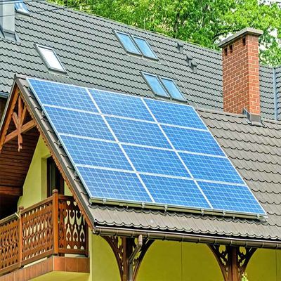 Dobra cena. Home Use On grid 10kw Anodized Roof Mount Solar Power Energy System w Internecie