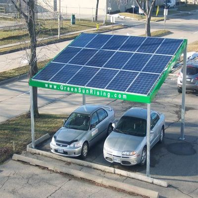 Dobra cena. Width 2.5~3m Residential Module Mounting Brackets Structure Carport Solar Power Parking Lot w Internecie