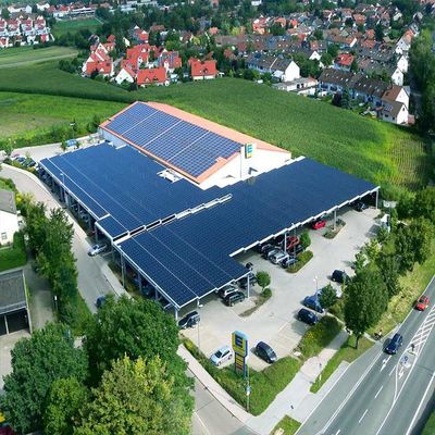Dobra cena. Vertical Horizental High Intensity Prefabricated Carport Racking Solar Systems w Internecie