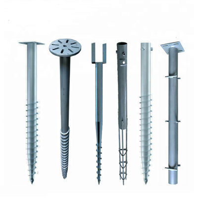 Dobra cena. Hot Dipped Galvanized Spiral Shape Ground Screw Piles 1000~3500mm Length w Internecie