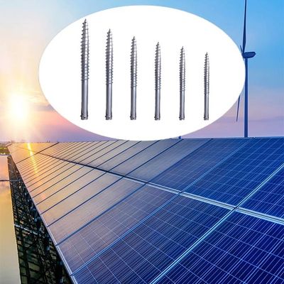 Dobra cena. Hot Dip Galvanized Ground Screw Piles 2.75mm 3mm 3.5mm Thickness w Internecie