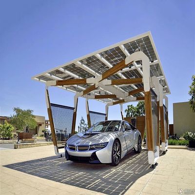Dobra cena. 10-60° Galvanized Steel PV Solar Carport Mounting Systems w Internecie