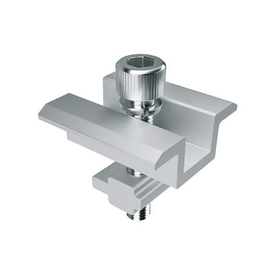 Dobra cena. No Drilling Frameless Aluminum Mid End Solar Panel Clamps Mounting Kits w Internecie