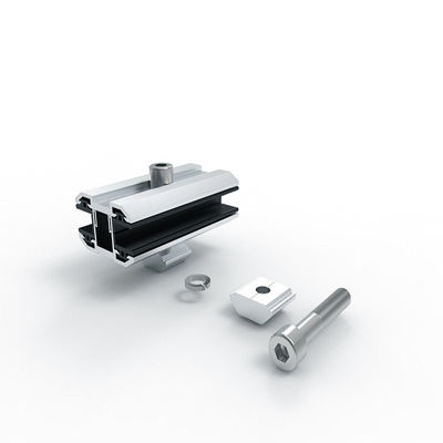 Dobra cena. Aluminum Alloy AL 6005 T5 Double Glass Solar Module End Clamp w Internecie
