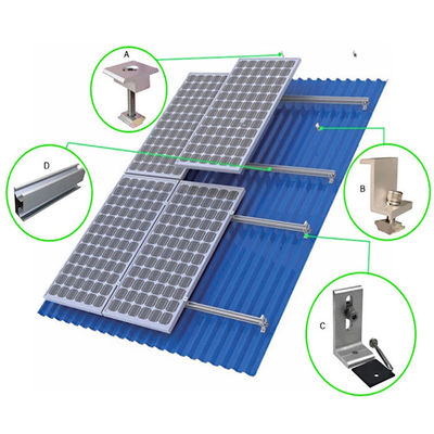 Dobra cena. 6063 6005 Framed Or Frameless Solar Panel Rail Solar System Components w Internecie