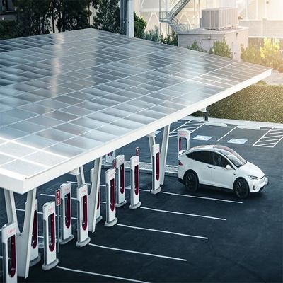 Dobra cena. Galvanized Anodized Surface SS304 PV Solar Carport Structures w Internecie