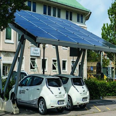 Dobra cena. 5deg 10deg 15deg Anodized Aluminum Carport Solar Systems For Landscape w Internecie