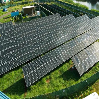 Dobra cena. 50deg Q235B Q345B Solar Panel Ground Mounting Systems w Internecie