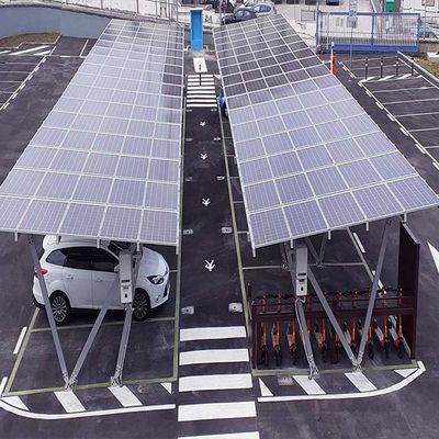 Dobra cena. 5deg 10deg 15deg Galvanized Residential Solar Carport Structures w Internecie