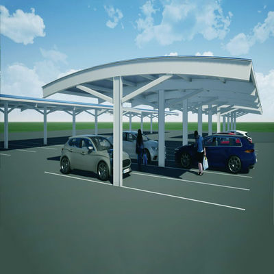 Dobra cena. 15deg Tilting BIPV Solar Panel Racking Systems For Carport w Internecie
