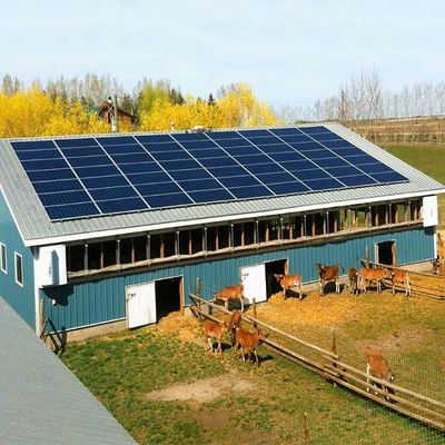 Dobra cena. Galvanized Ground Mounted Solar System For Greenhouse w Internecie