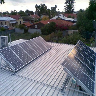 Dobra cena. Roof Mount Anodized SUS304 Solar Panel Racking System w Internecie